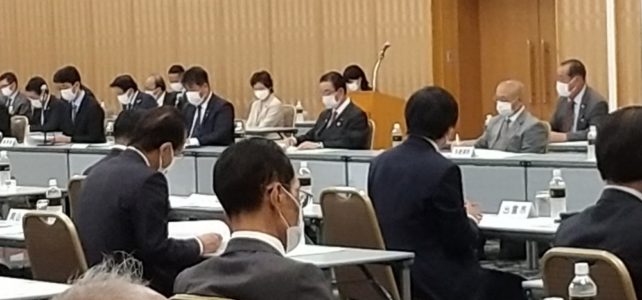 全国市議会議長会基地協議会　第101回理事会（R3.11.1）