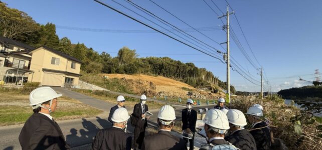 斐伊川・神戸川沿川対策協議会現地視察（R6.11.12）