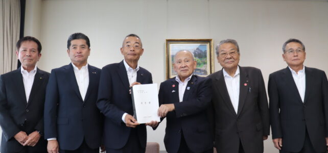出雲市商工団体協議会要望書受理（R7.9.26）